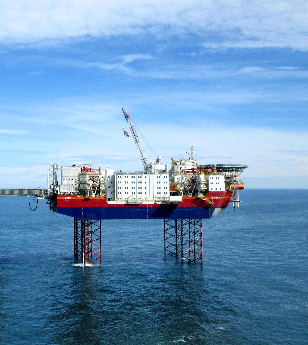 Haven rig at sea